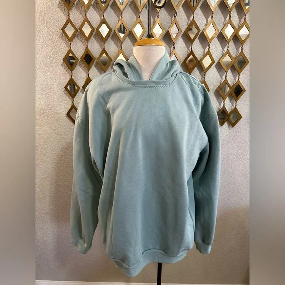 For Love And Lemons Light Blue Hoodie - Picture 5 of 11